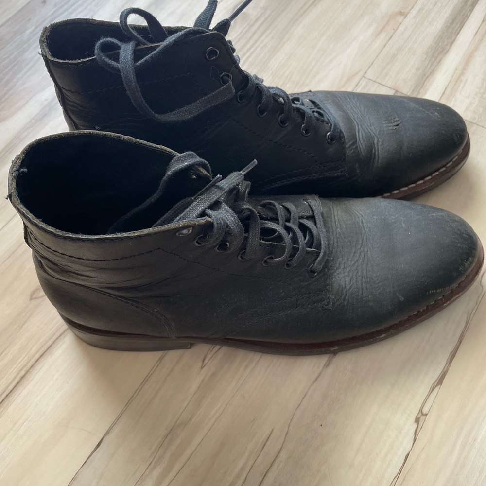 Thursday Boot Company Black Classic Leather Boots